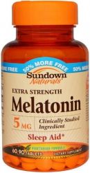Melatonina Sundown 5mg - 90 Comprimidos
