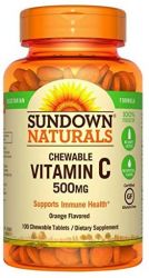 Vitamina C 500mg (100 tabs) - Sundown Naturals