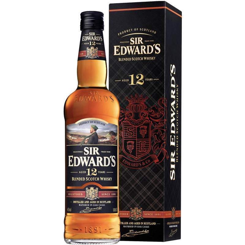 SELECT IIMPORT LONDRINA Whisky Sir Edwards Blended 1000 Ml Puro Escocês